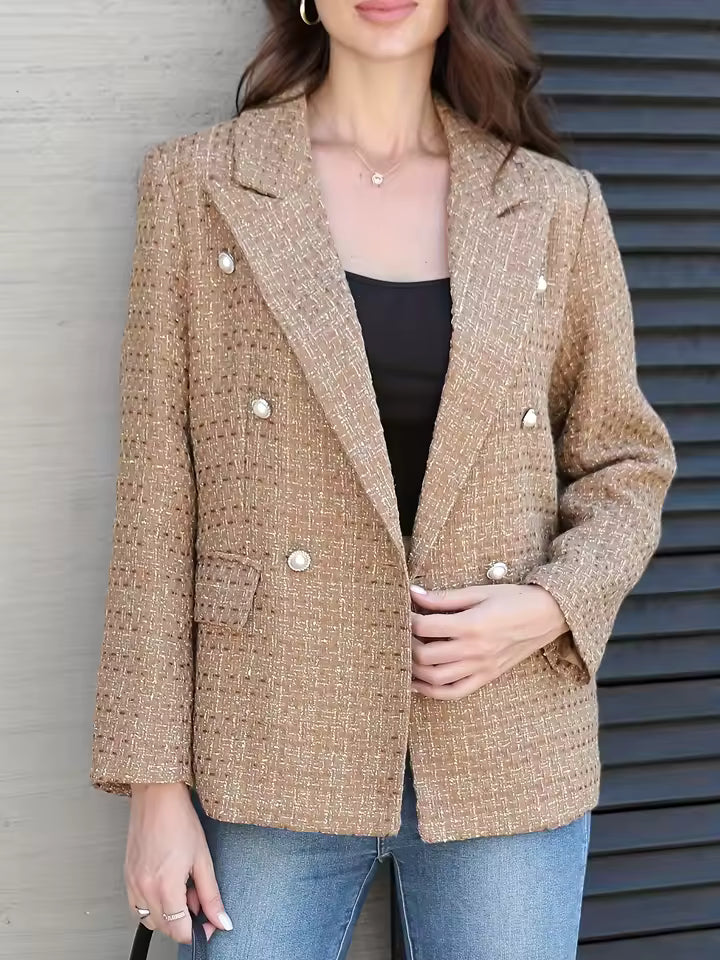 The Checkmate Double-Breasted Jacket