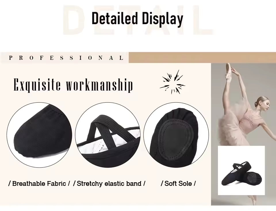 The Black Ballerina Indoor Slip-ons