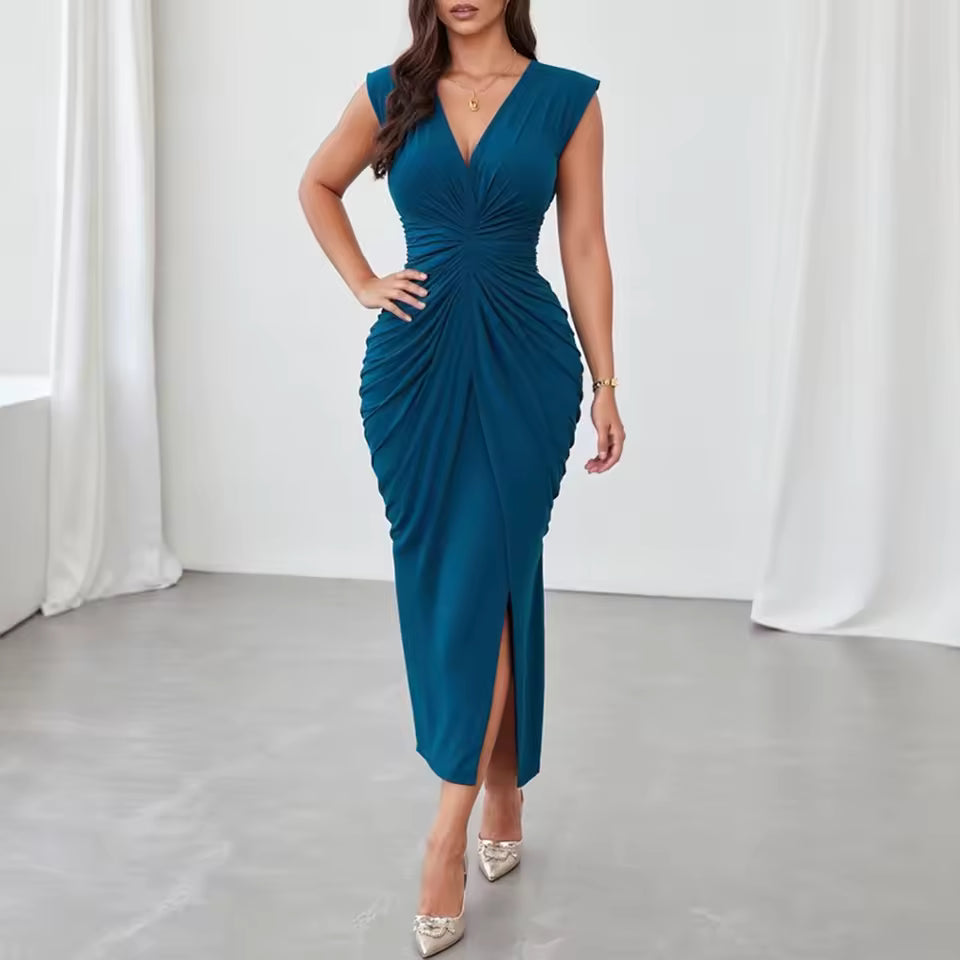 Bella Blue Evening Dress Plus-Size