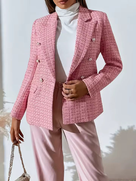 The Checkmate Double-Breasted Jacket